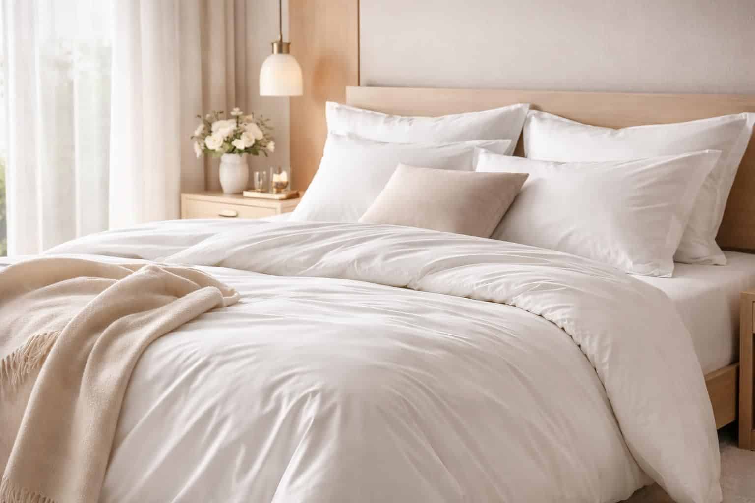 découvrez ce qu'est la percale et pourquoi elle est prisée pour le linge de maison haut de gamme, alliant douceur, durabilité et élégance.